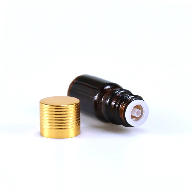50 шт./лот 5ml10ml15ml портативный Янтарный стеклянный флаконы капельницы флаконы для эфирных масел с отверстием редуктор и крышка проба бутылки