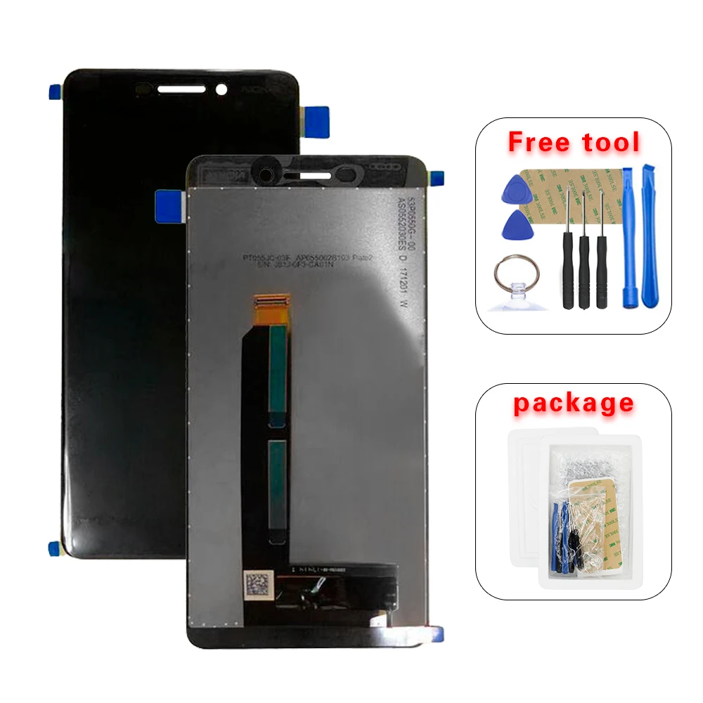 Для Nokia 6 2018 1 TA 1043 1045 1050 1054 1068 ЖК дисплей сенсорный экран стеклянная панель