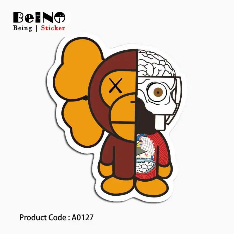 soldier sticker cool helmet ghost waterproof suitcase box laptop guitar luggage skateboard bicycle toy lovely A0036 stickers | Игрушки и