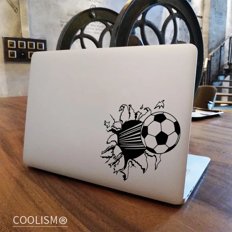 3D футбол визуальный эффект наклейки для ноутбука Apple Macbook Pro Air Retina 11 12 13 15 дюймов