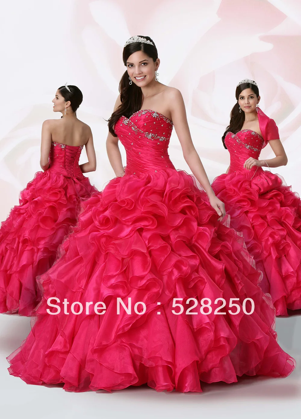 2013 Stunning Organza Ball Gown Sweetheart Floor Length Ruffles Beadings With Jacket Quinceanera Gowns/Dress/Dresses H8063 | Свадьбы и