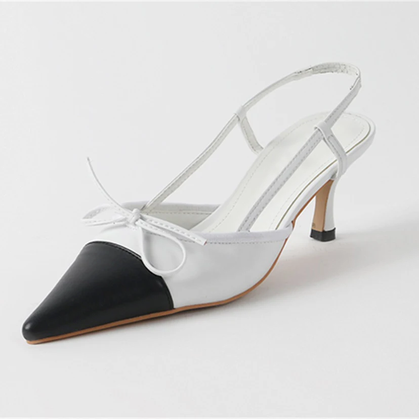 Женские сандалии на шпильках 5 см с острым носком из натуральной кожи 2019 | Обувь
