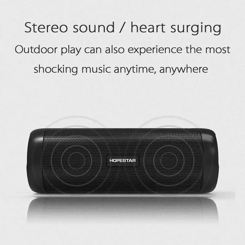 AABB HOPESTAR P4 открытый беспроводной Bluetooth динамик Power Bank 10 Вт Портативный бас стерео