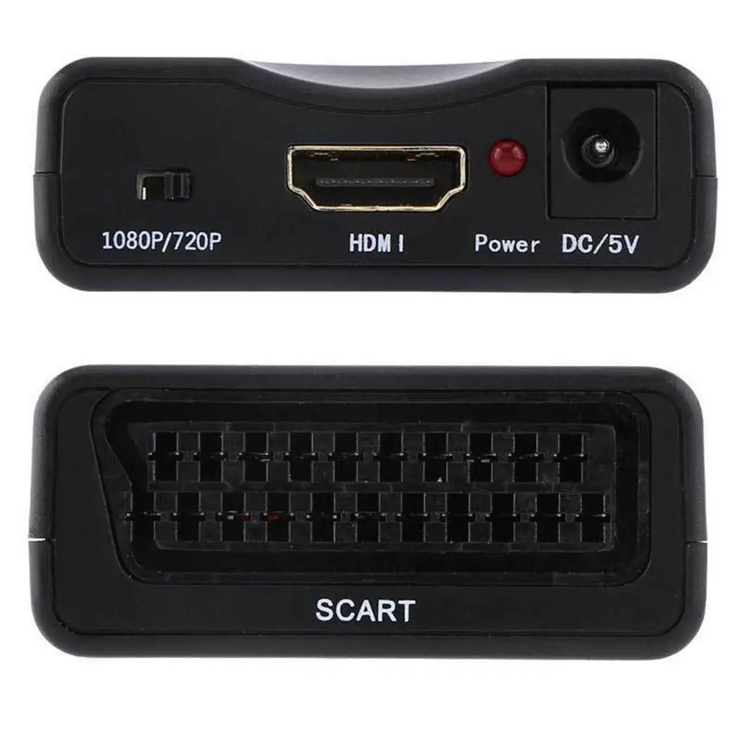 SCART до 1080P преобразователь аудиосигнала HDMI usb кабель с USB 60g HDTV 5 ~ 95% RH (без