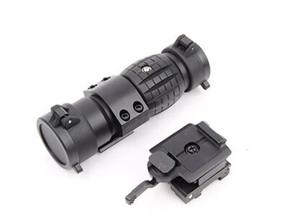 Тактический Охота Прицел Быстрого Разделения 3X Magnifier С Флип В Сторону Крепления