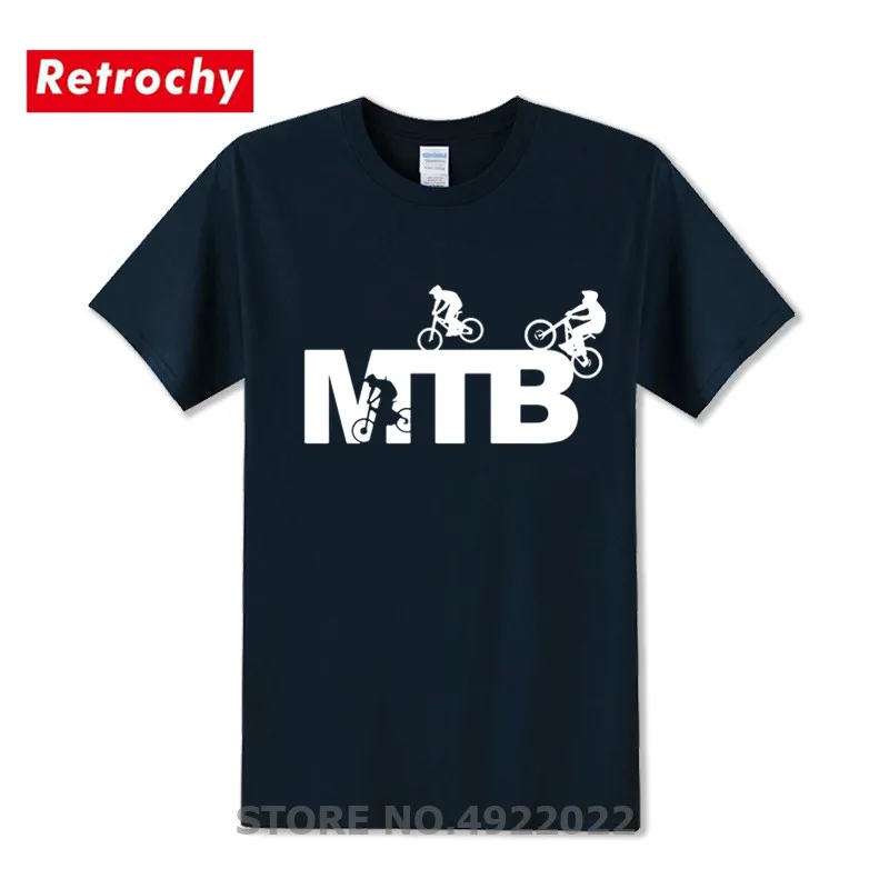 Забавная классная футболка с логотипом MTB Cycle новая модная для горного байкера
