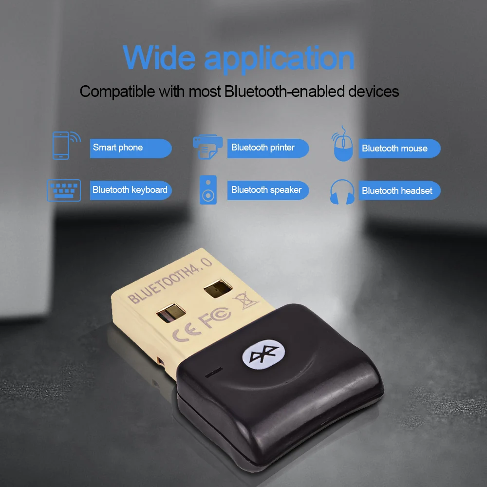 Bluetooth адаптер USB Bluetooth 4,0 ключ для компьютера динамик ПК Беспроводная мышь Bluetooth приемник USB Bluetooth адаптер