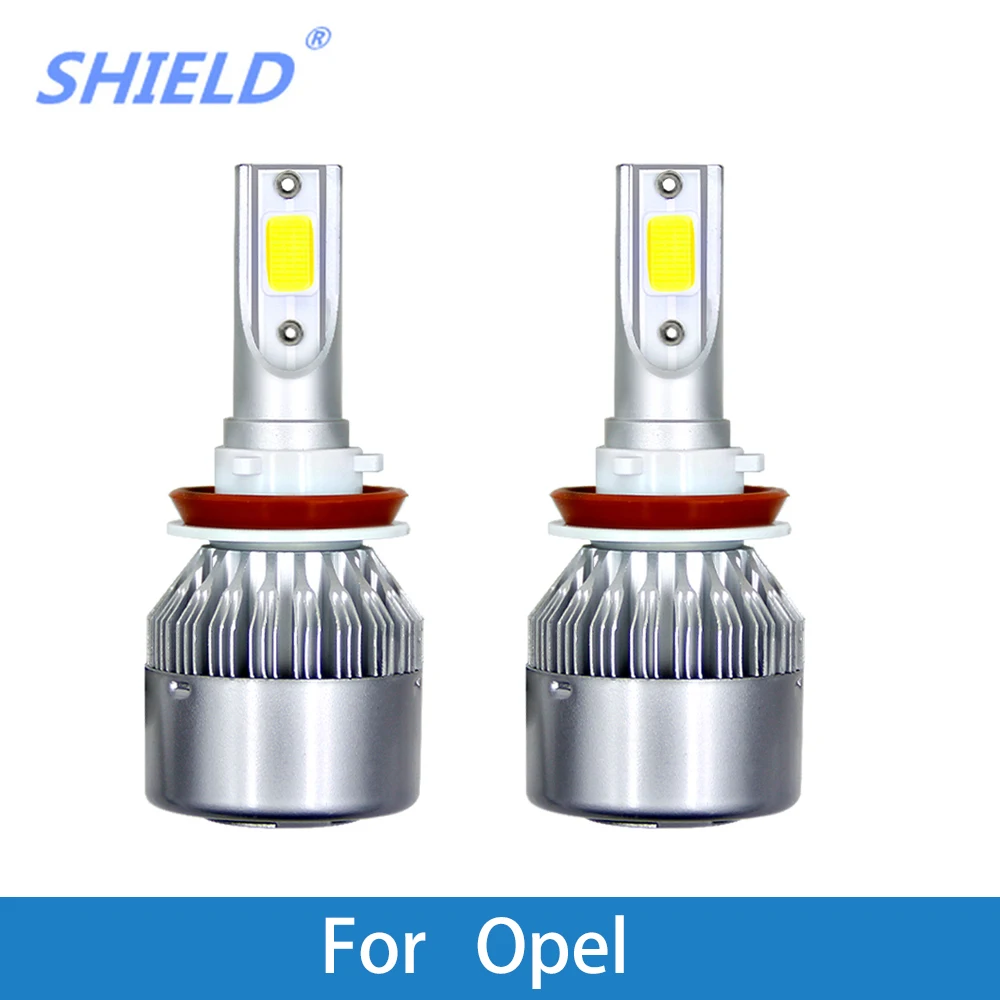 2 шт. Автомобильные светодиодные лампы H7 H4 H11 H1 9005 HB3 9006 HB4 12 В|Передние LED-фары для