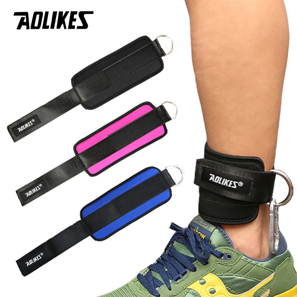 

AOLIKES 1PCS Gym Weight Lifting Leg Strength Recovery Training Ankle Support Protector Adjustable Ankle Guard Protector