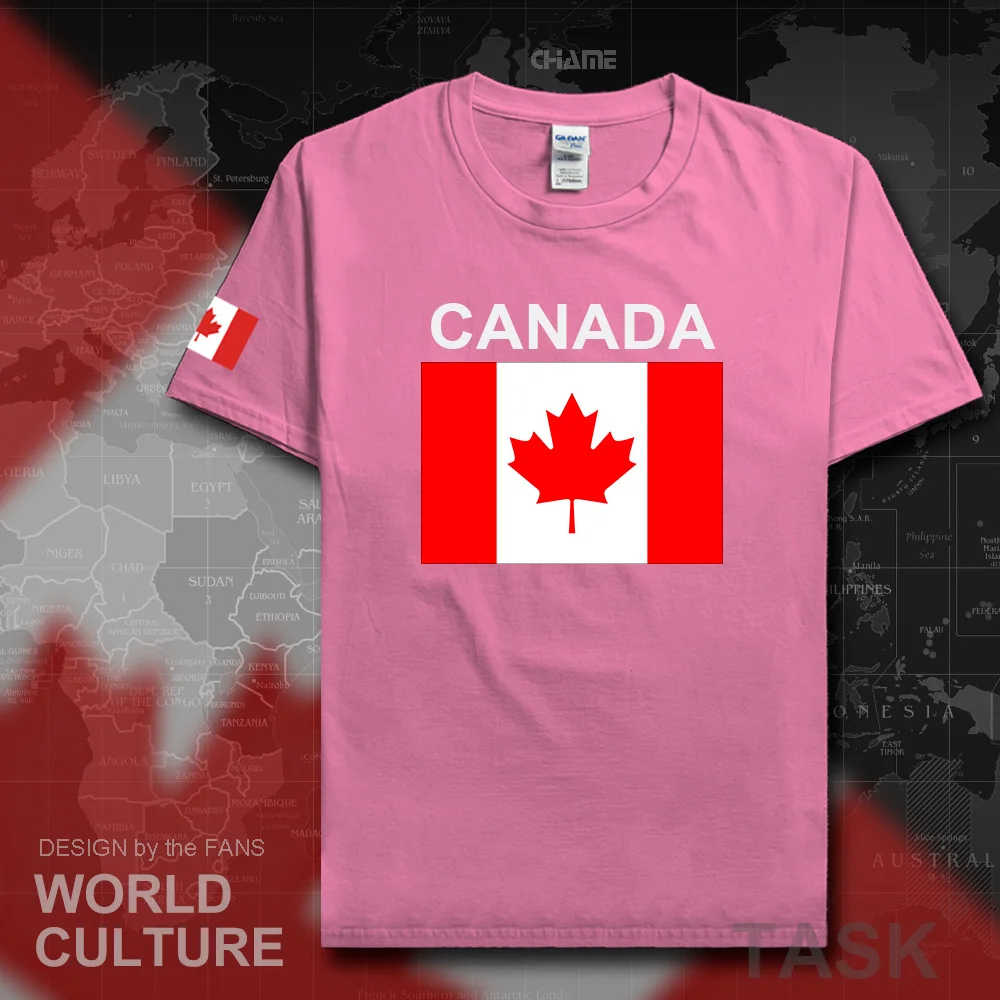 Канадская футболка мужские футболки новинка 2017 из 100% хлопка фанаты национальной