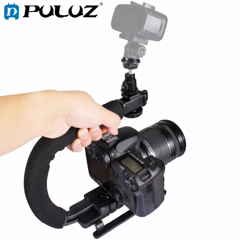 Фото PULUZ для steadycam U Grip c образная рукоятка Стабилизатор камеры w/h штатив головка