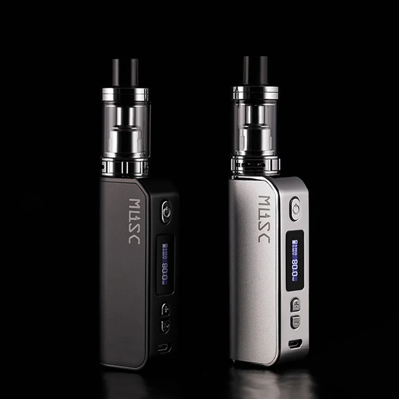 Голубой MLISC 80 Вт Vape набор электронных сигарет с 3 0 мл распылитель 2200 мАч батарея Mod