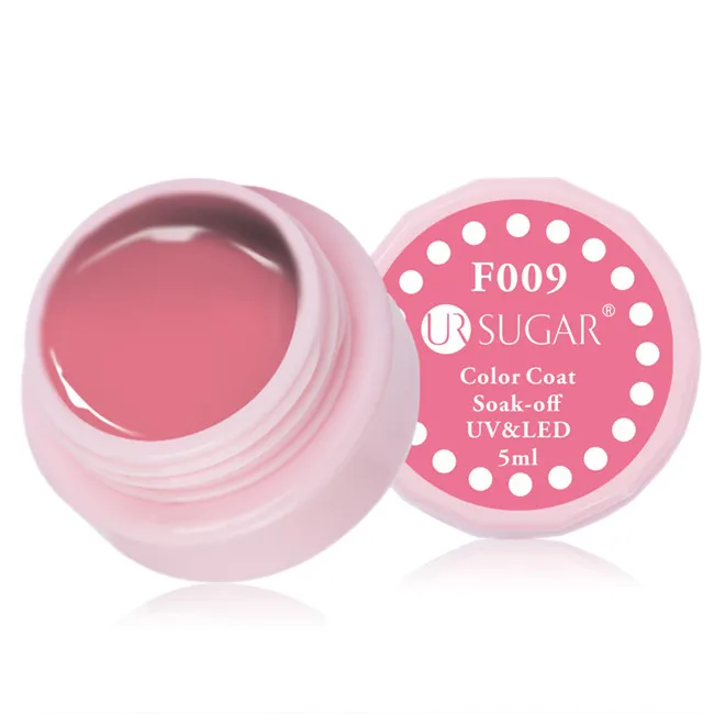 UR SUGAR Цвет гель УФ гель лак краска УФ светодиодный Блеск чистое лаковое гелевое покрытие для ногтей Отмачивание светодиодный длинный прочный ноготь художественный дизайн лак - Цвет: F009