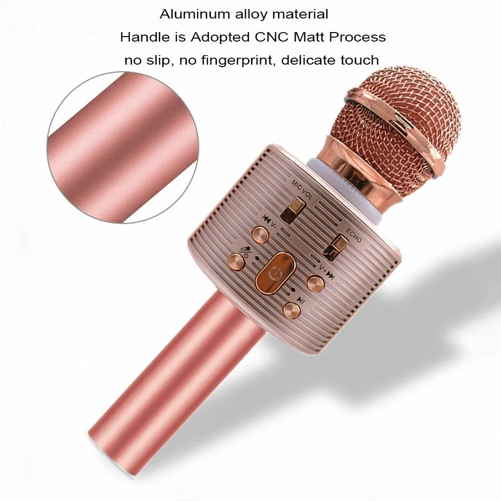 Новинка V6 беспроводной караоке Bluetooth KTV HIFI динамик искусственный конденсаторный