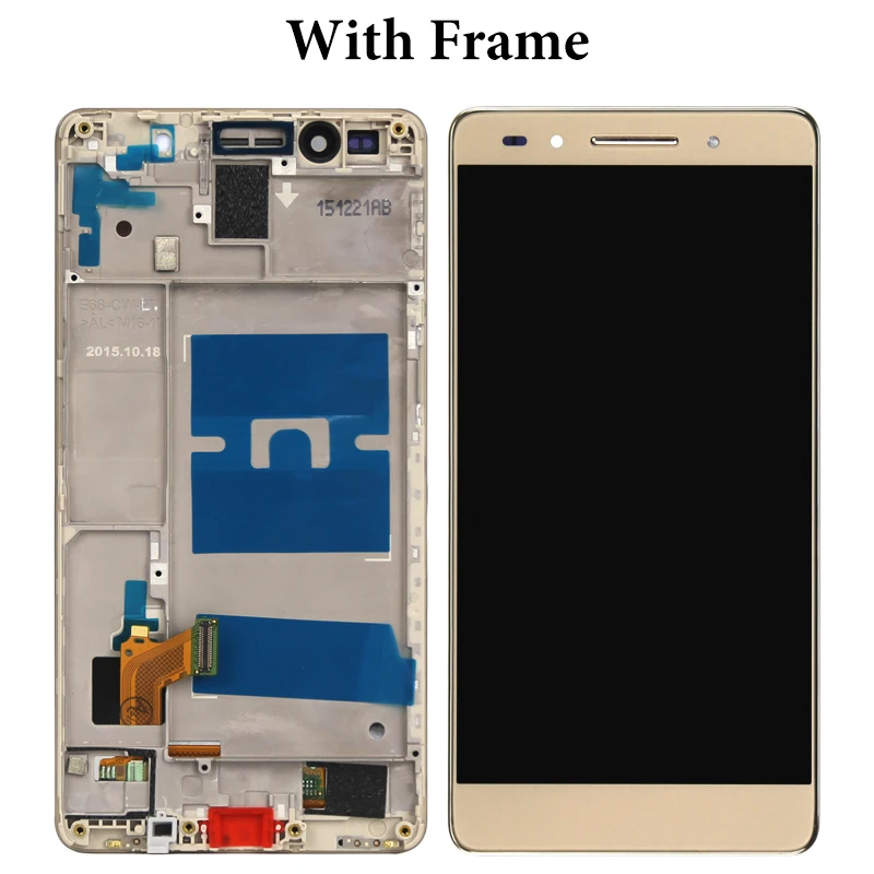 Для Huawei Honor 7 LCD PLK TL01H L01 UL00 сенсорный экран сборка дисплей Замена с бесплатным