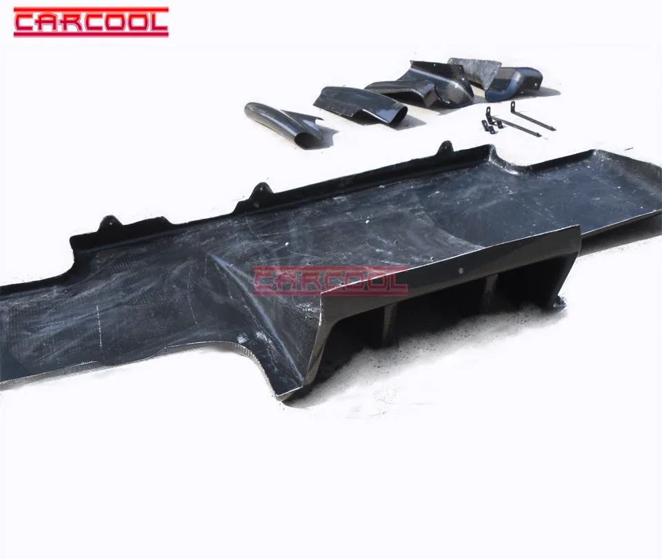 Auto Tuning Parts For 1989-1994 Skyline R32 GTR TS Rear Diffuser with 2 middle Fins 4 side Diffusers (7pcs) | Автомобили и