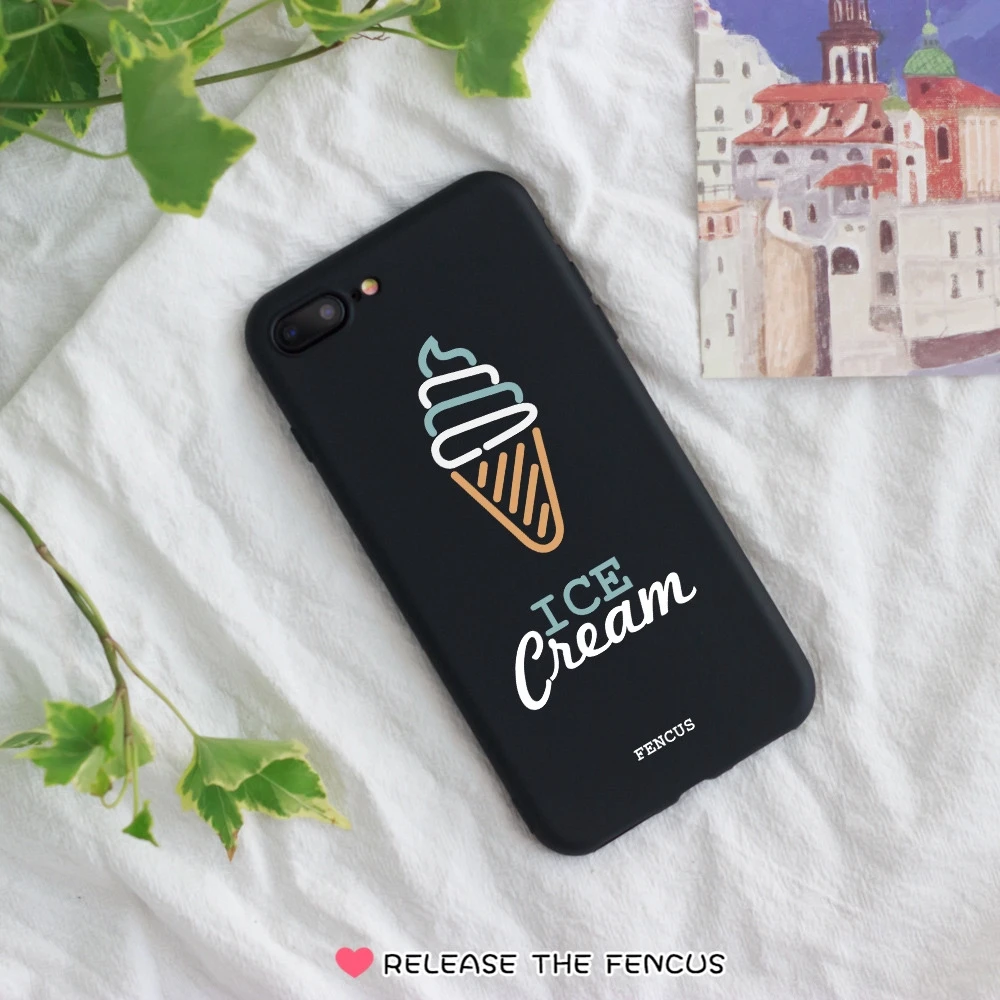 FENCUS для Oppo A33 A37 NEO 7 9 A39 A57 R9 R9s плюс F1 F3 крышка телефон случаях пицца мороженое милые