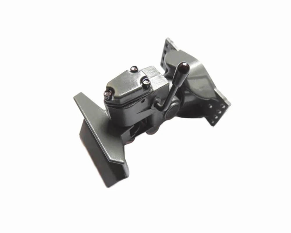 winch hook black R/C Инженерная задняя балка алюминиевый крюк системы для tamiya 1:14 весы scania R730 MAN TGX KING VOLVO BEENZ тягач прицеп - Цвет: winch hook black