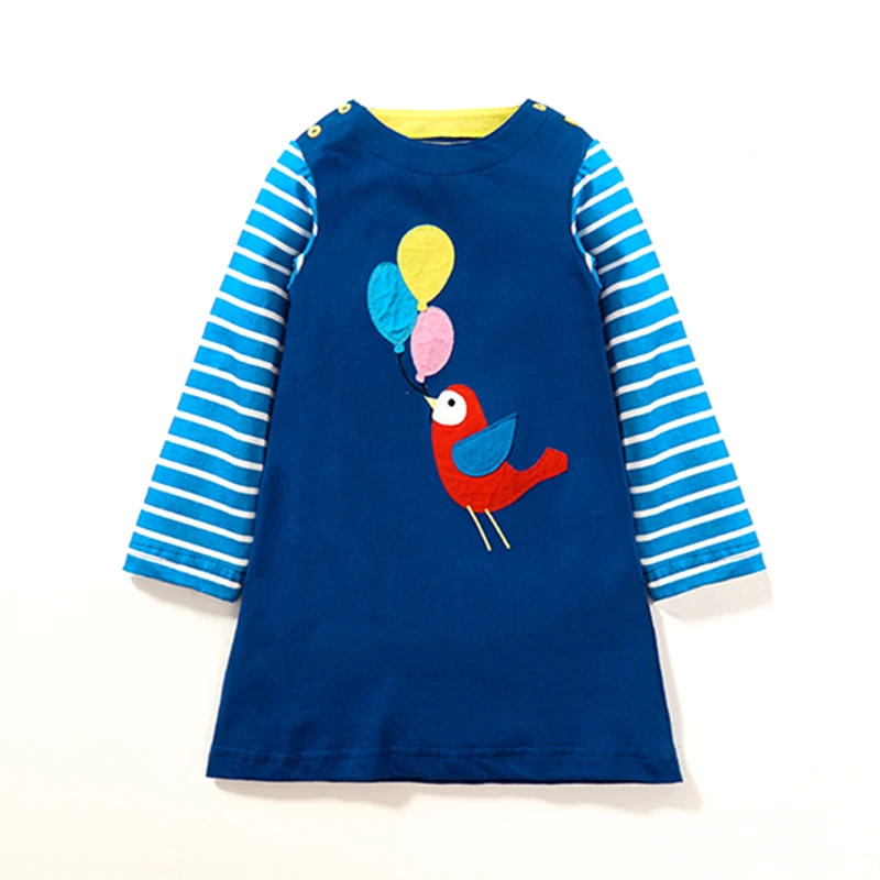 Детские Детское платье для девочек 2017 брендовая осенняя одежда европейский и