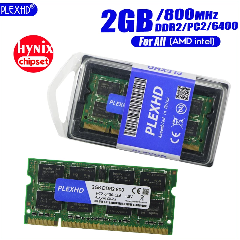 PLEXHD 2G 2G B 4 ГБ 8 ГБ DDR2 DDR3 PC3 pc2 6400 800 МГц памяти ноутбука 2G ddr2 800 МГц 200pin Тетрадь Оперативная память hynix чипсет