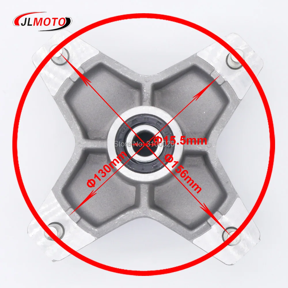 M10 156mmX4 ступица переднего колеса подходит для Motoland 250S YAMAHA RAPTOR ATV YFM 250 350 3GD 25111 20 00 QUAD