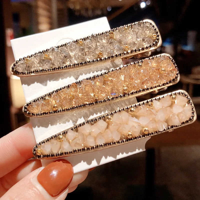 Женские заколки для волос ювелирные изделия роскошные бусины с кристаллами