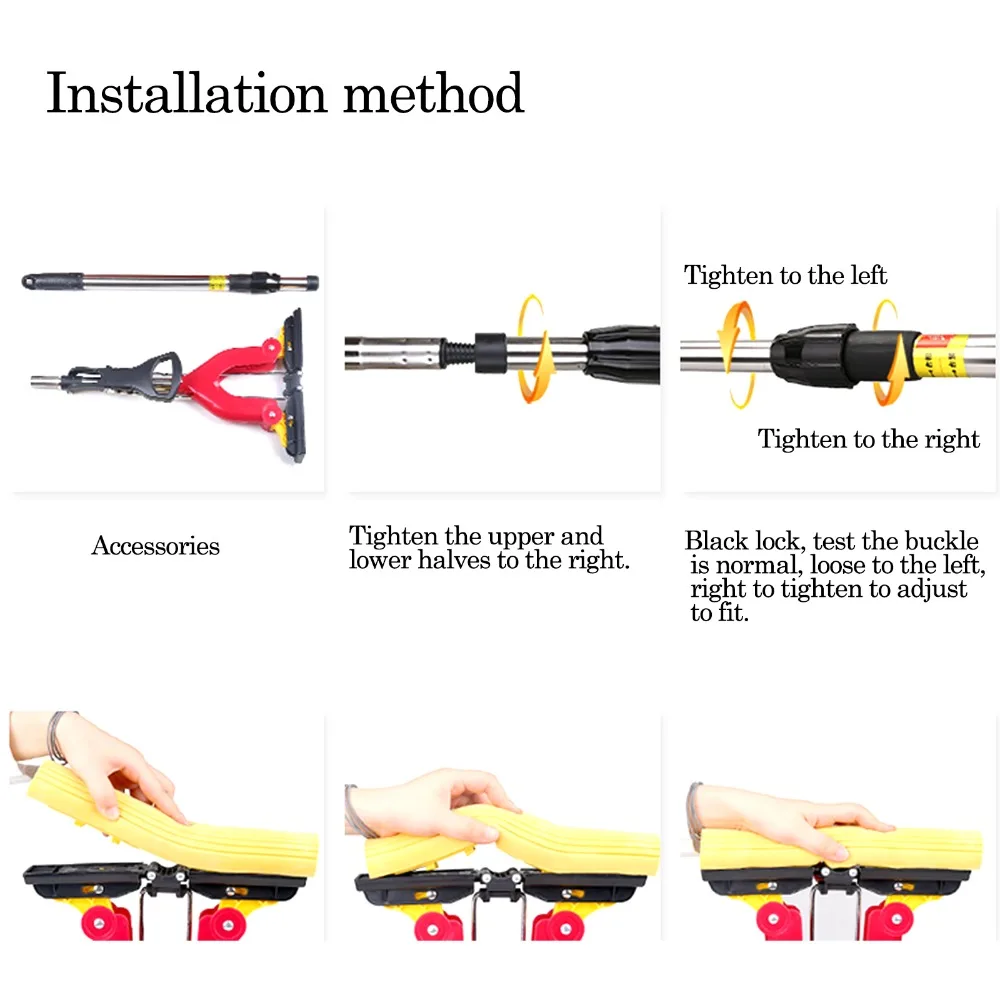 1 шт. Регулируемая Швабра для воды из микрофибры плоская Поворотная