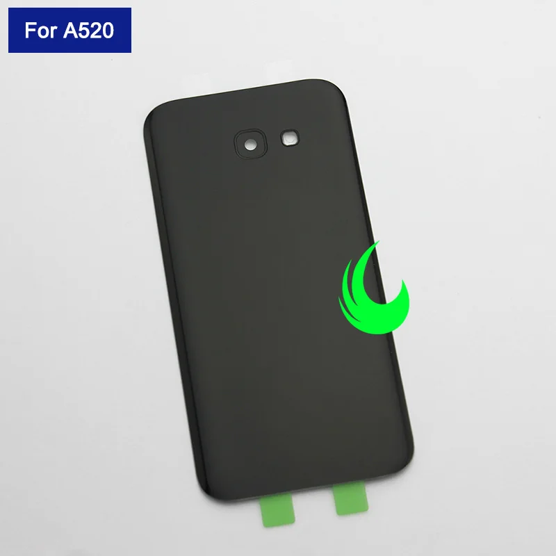 samsung Galaxy A5, A520, A520F, задняя крышка, крышка батареи, задняя крышка, стекло, корпус, чехол для samsung A5, с объективом камеры