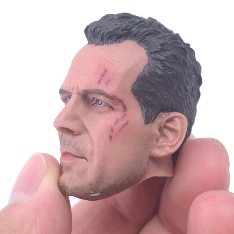 1/6 весы аксессуары фигурка Мужская голова Scuplt Брюс Уиллис Sculpt для 12 дюймов Джон