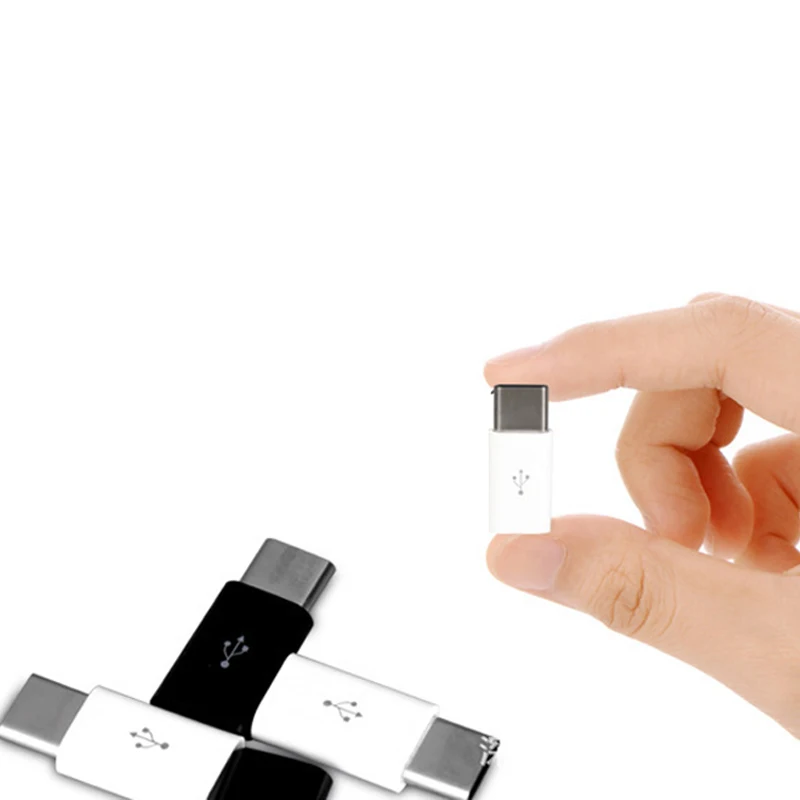Urijk 1 шт. разъемы Micro USB к Type c 11*25 мм C папа адаптер для Letv 5X S8 Plus|Соединители| |