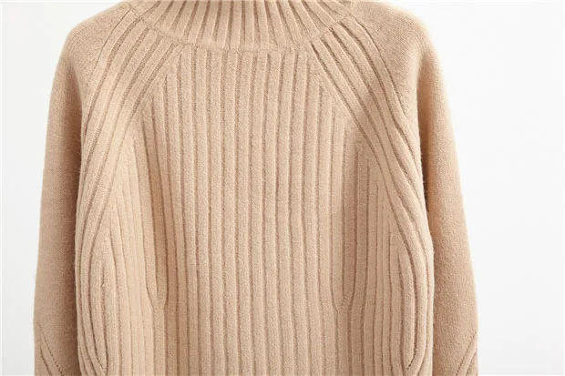 Turtleneck Pullover Women Cotton Jumper 2021 Autumn Winter Korean Trui Jersey Mujer knitted Pull Femme Hiver Streetwear Sweater | Женская