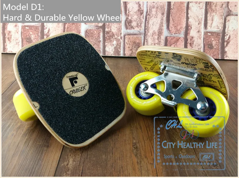 Model D1 Дрифт доска для Freeline Driftboard плеер, Канада клен доска с ПУ колесо, для Porfessional взрослых Youngster мальчиков Конькобежец - Цвет: Model D1