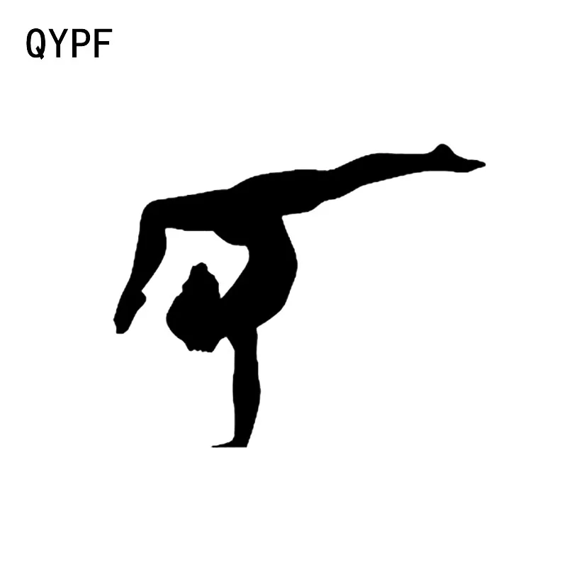 QYPF 13 2*10 8 Мода Йога Медитация Декор автомобиля стикер аксессуары винил силуэт C16