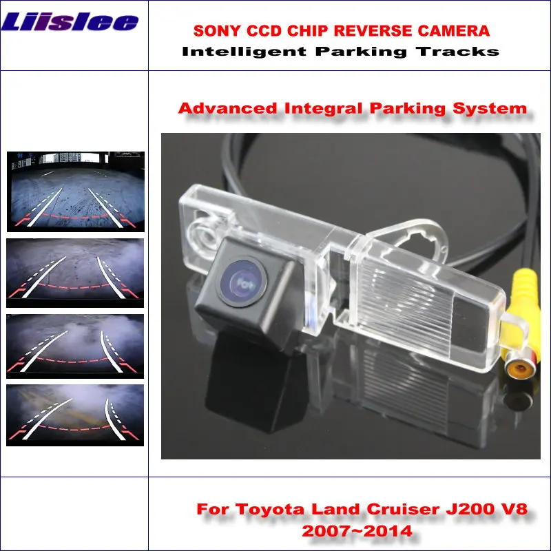Liislee HD CCD SONY задняя камера для Toyota Land Cruiser J200 V8 интеллектуальные парковочные треки