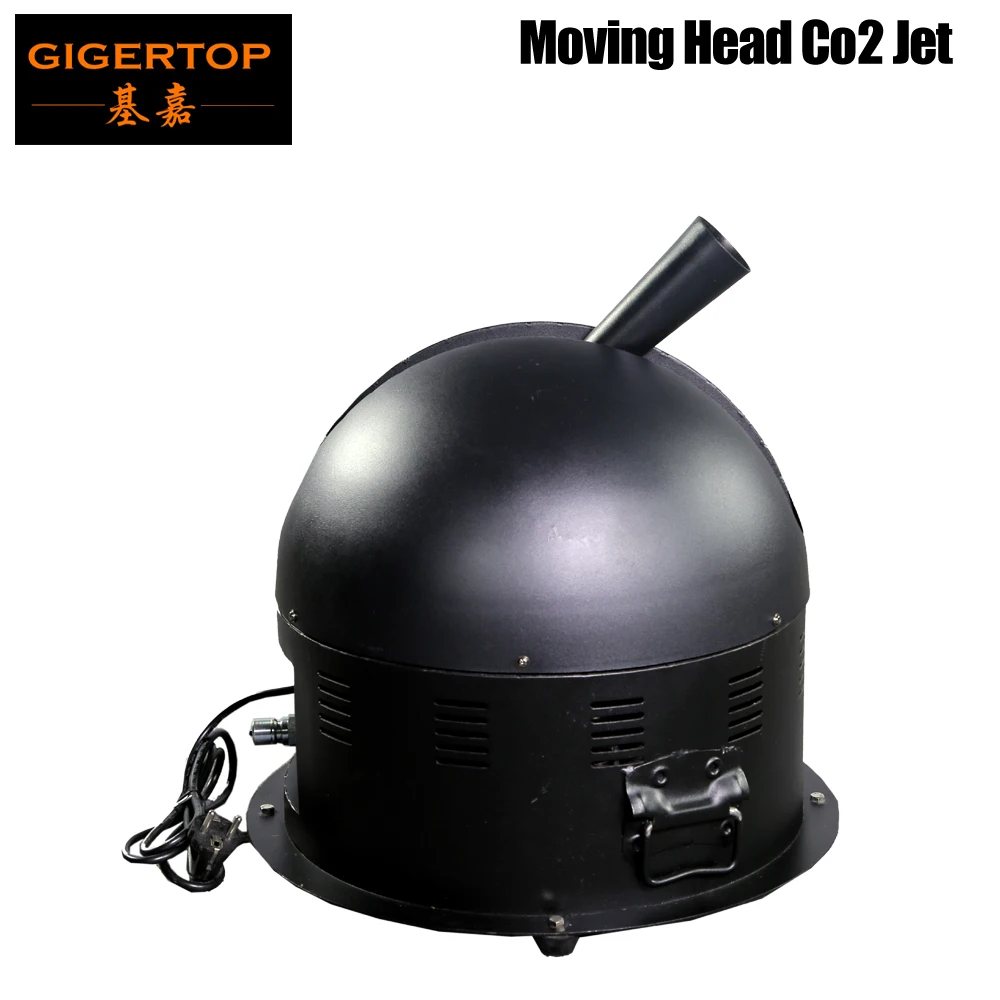 

Gigertop 360 Degree Rotate C02 Jet Machine Cover 8-10 Meter Area Import Electrical Valve Support Long Time Jet DMX512 3 Channels