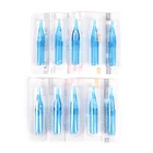 Наконечники для тату-машинки Одноразовые Синие, 2019, 10 шт.