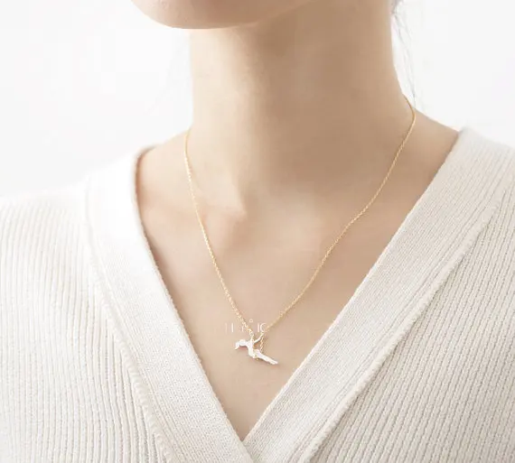 Цепочка с подвеской в виде маргариток маленькое Простое Повседневное