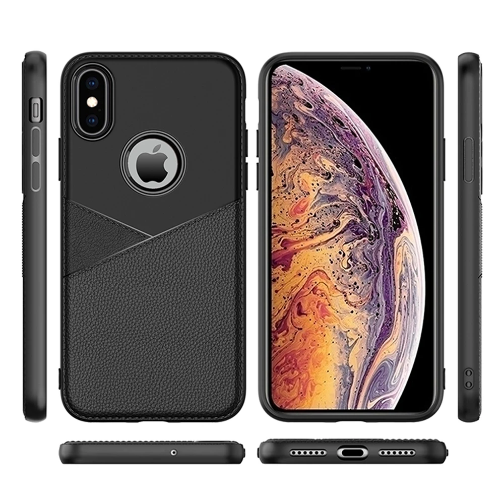 Чехол для телефона iPhone 8 Plus чехол 7 силиконовый мягкий кожаный 6S 6