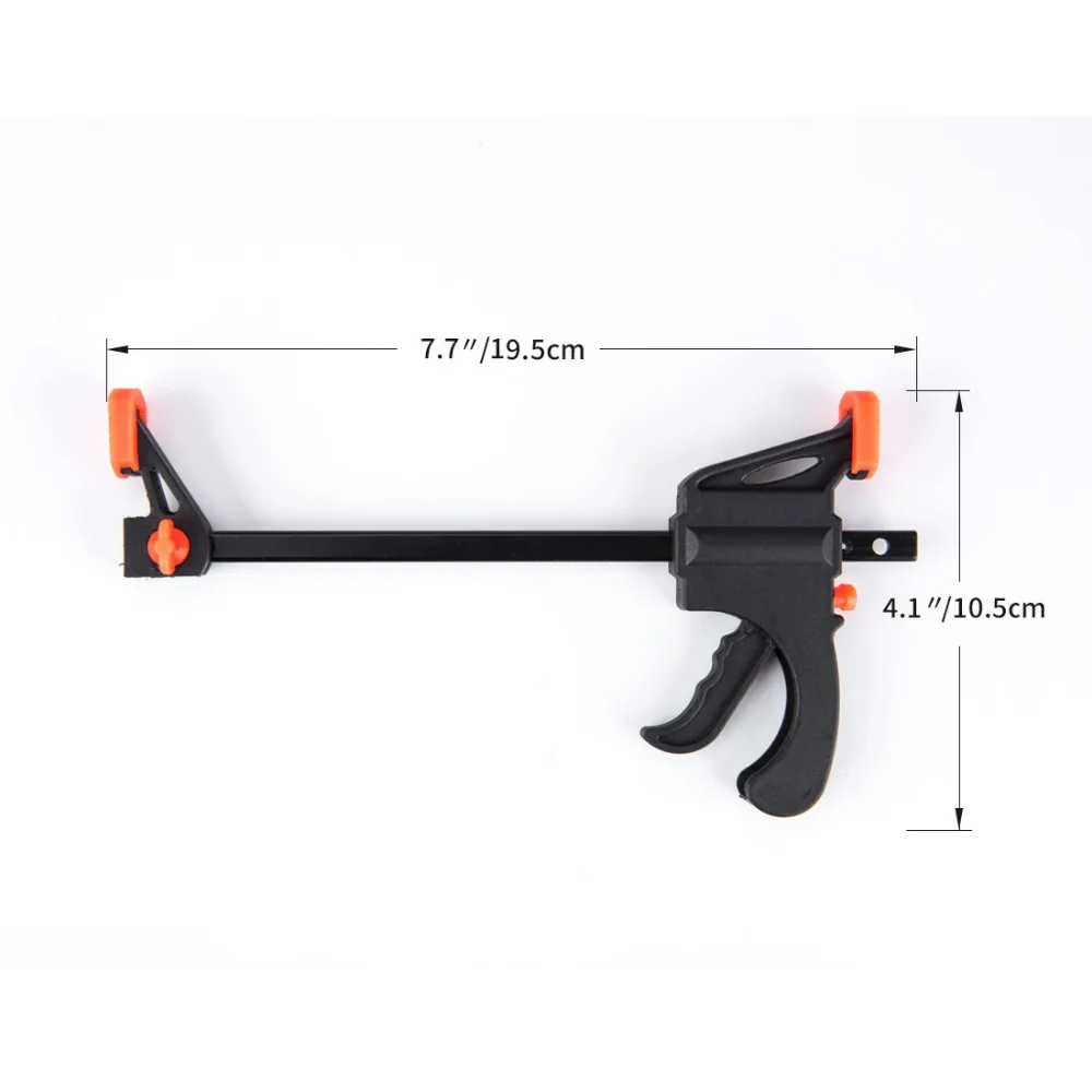 ANHO 4 Inch Quick Ratchet Release Speed Squeeze F-type Wood Working Work Clamp Clip Kit Spreader Gadget Hand Tool DIY | Обустройство
