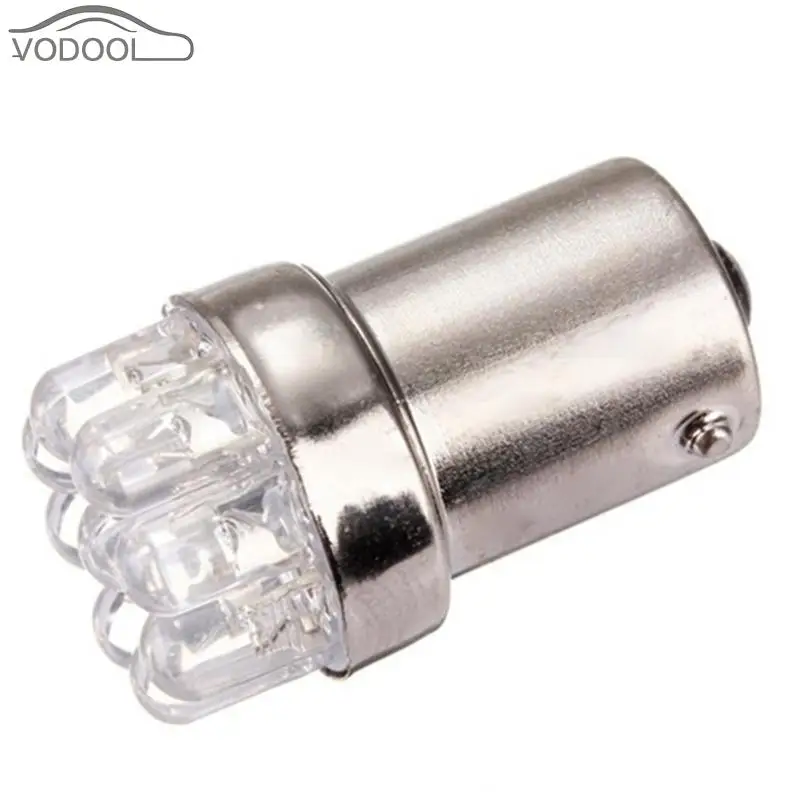 2 шт 12V BA15S 1156 9 светодиодный белого и желтого цвета автомобиля задние тормоза