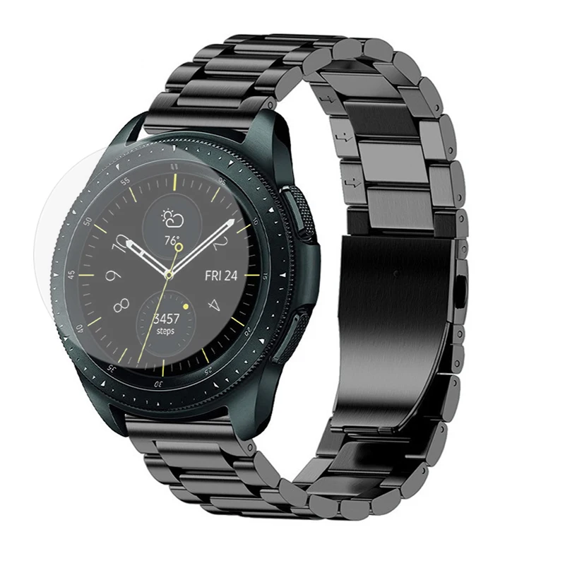 22 мм Универсальная Миланская петля для samsung gear S3 Classic/S3 Frontier/galaxy watch 46 мм регулируемый ремешок из нержавеющей стали
