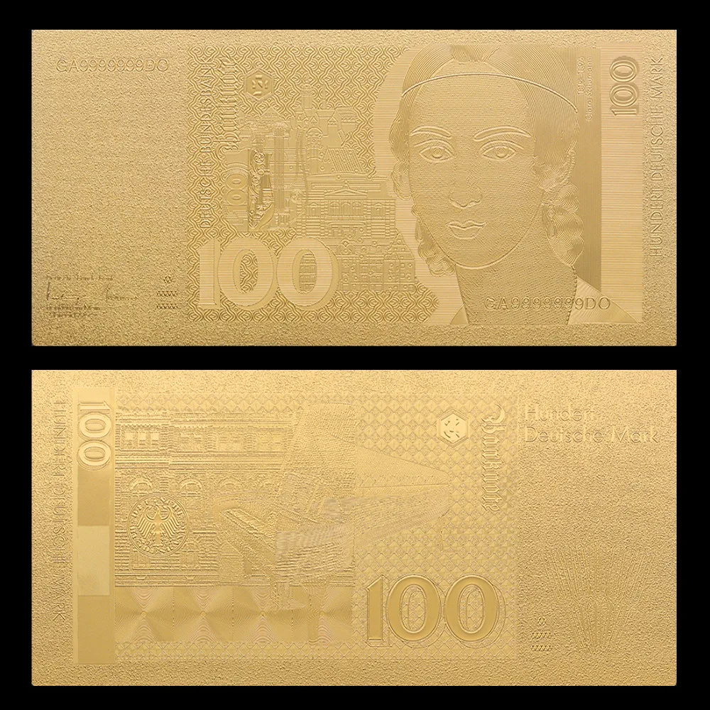 VNFURU Deutsche Mark золотые банкноты 24K Creative100 для банкнот по низкой цене|Золотые