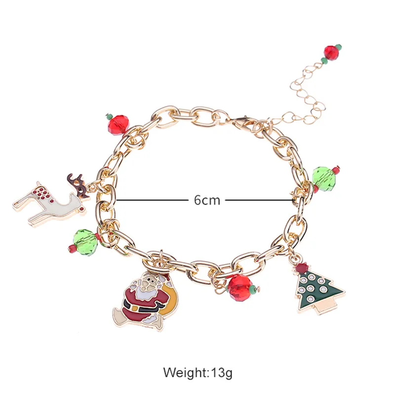 Новые серебряные браслеты зимний горячий Рождественский браслет DIY Снежинка