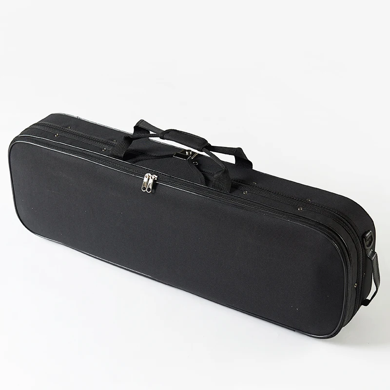 Gratuito de Oxford Preto Pleuche прямоугольник High end Caixa Do Violino 4/4 Вт/гигрометр Caso
