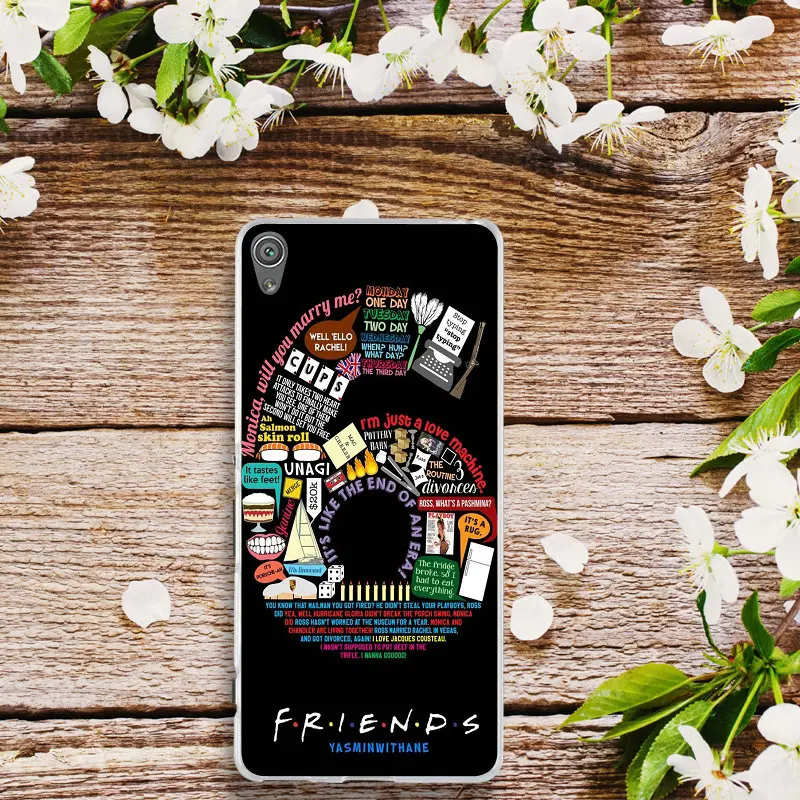 Мягкие ТПУ чехлы для телефонов Sony Xperia E3 E5 T3 M2 M4 M5 XA XZ Z Z1 Z2 Z3 Z4 Z5 Compact Friends Funny TV Show Logo Best