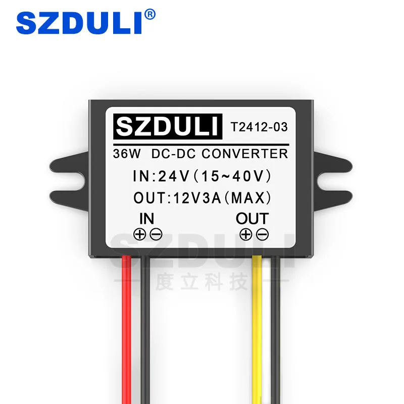 24V to 12V 3A 24 В до 12 В paso DC преобразователь 24 В до 12 В voltios DC-DC регулятор напряжения для солнечных батарей - Цвет: 24V to 12V 3A