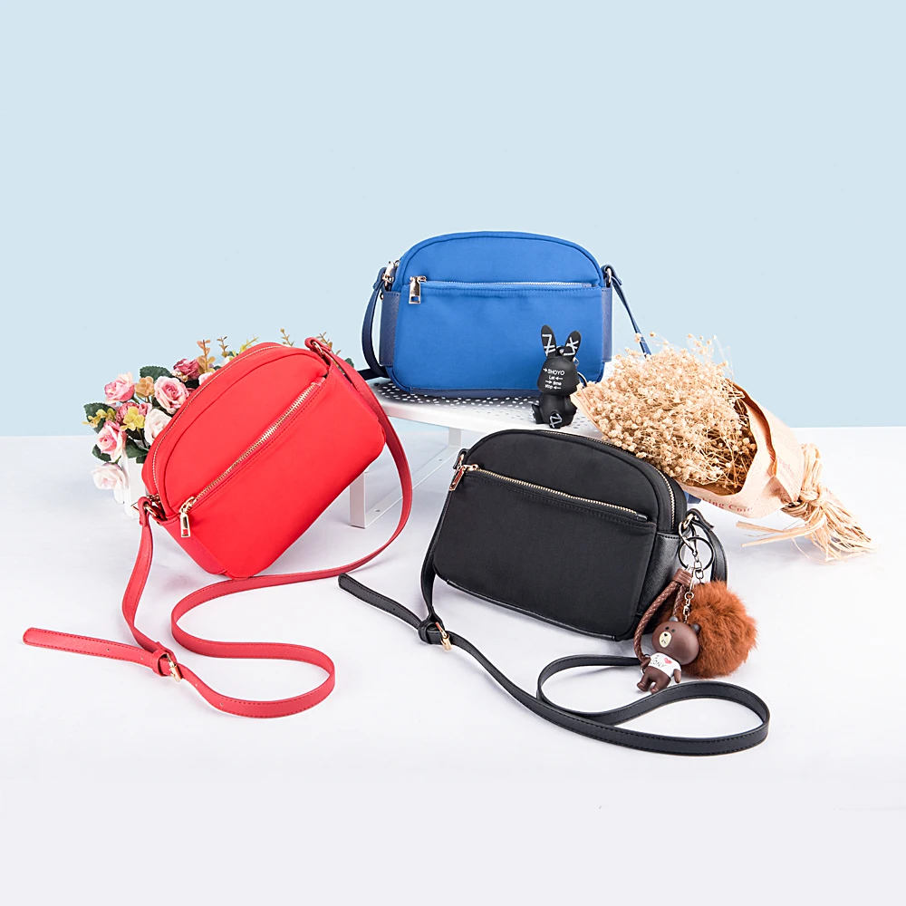 Women Fashion Shoulder Bag Casual Crossbody Small Messenger Bags Female Candy Colors Handbag Flap Lady Nylon Phone 3L11 | Багаж и сумки