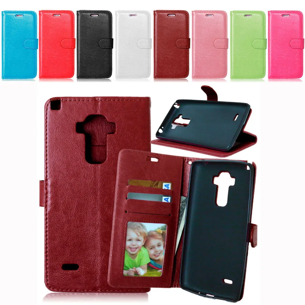 Кожаный чехол бумажник с откидной крышкой и отделением для карт телефона стилус