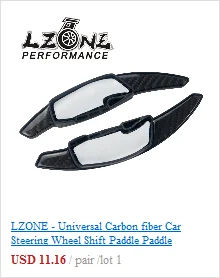 LZONE-рулевое колесо DSG весло для Volkswagen VW Golf 6 Jetta MK6 Golf MK5 GTI R SCIROCCO R20 R36 CC Passat JR-PSD08