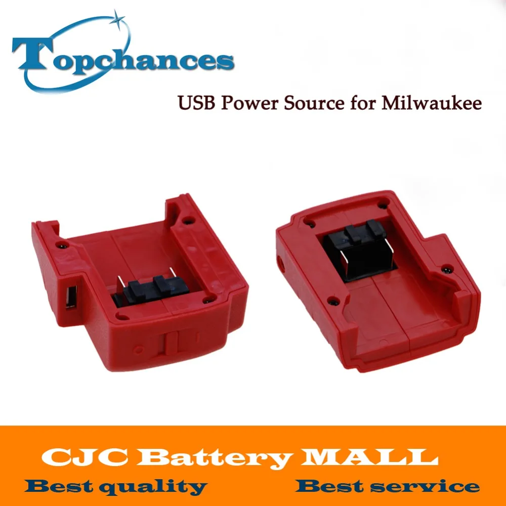 2x высококачественный новейший USB и адаптер 12 В постоянного тока для Milwaukee 49 24 2371